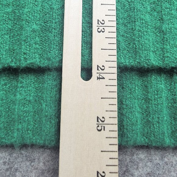 J Crew Sweater Womens Small Green Pullover Merino Wool Alpaca Blend Crewneck - Picture 11 of 11